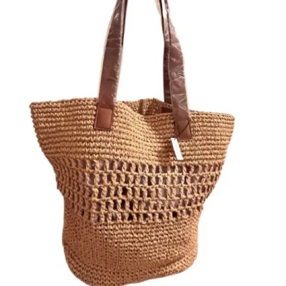 🆕- Banana Republic- Handwoven Tote Bag - Picture 2 of 6